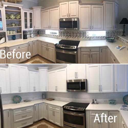 Residential Kitchen Cabinet Refinishing